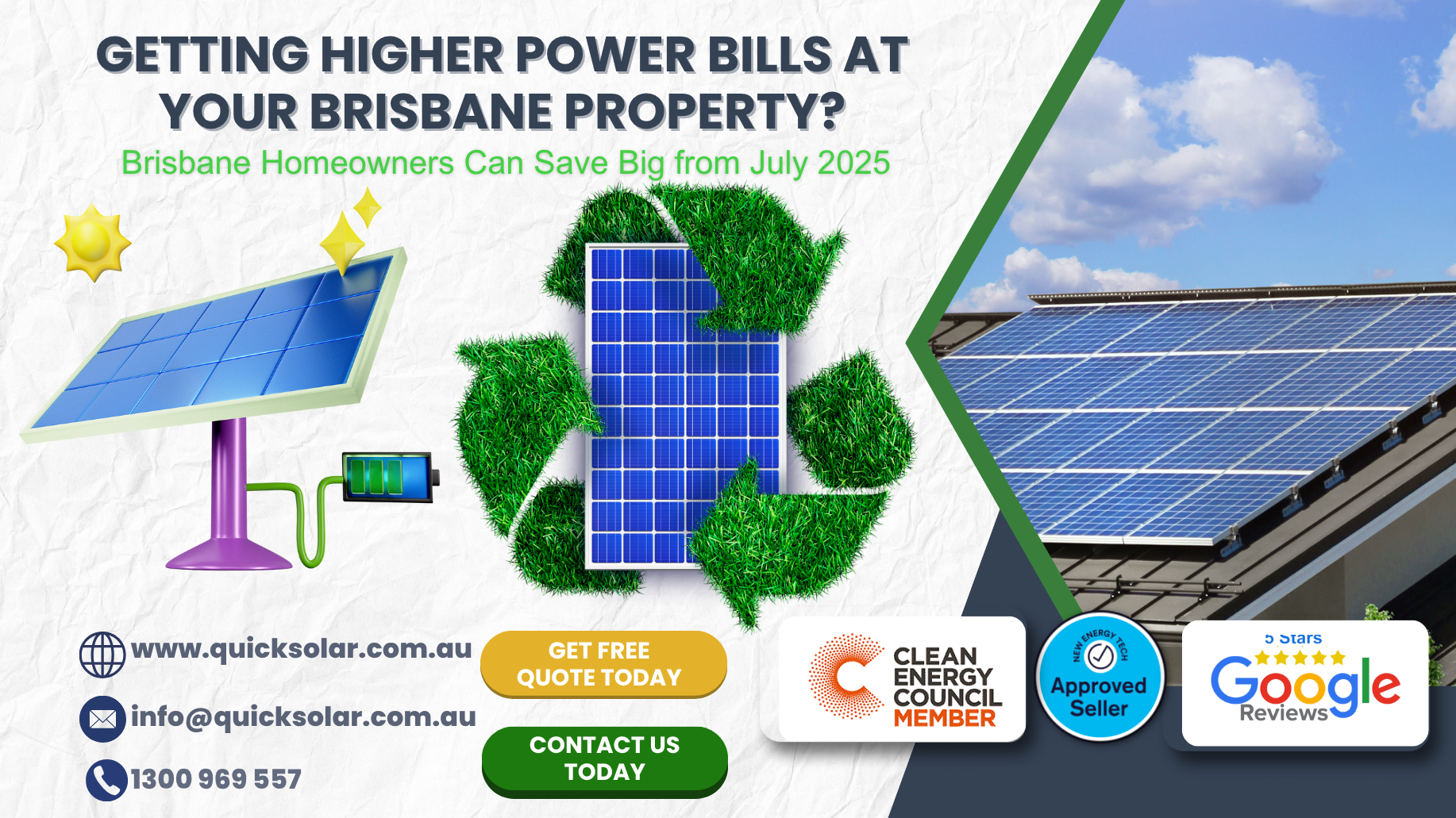 Cut Power Bills with a Solar System in Brisbane