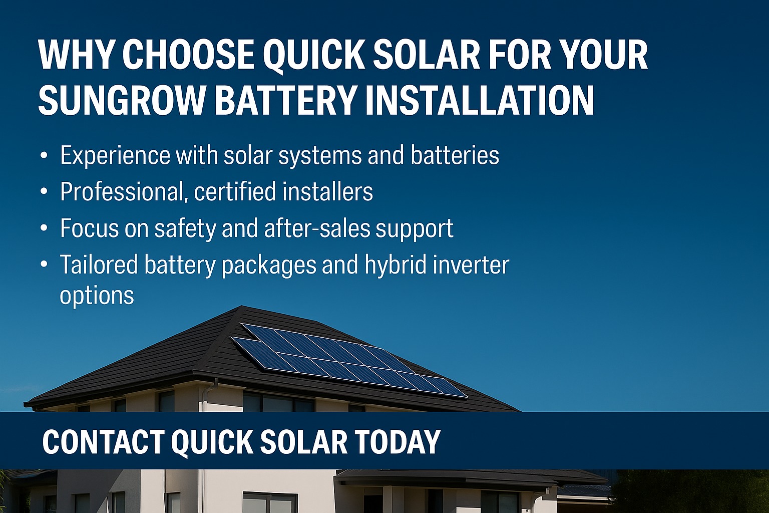 Sungrow solar batteries.