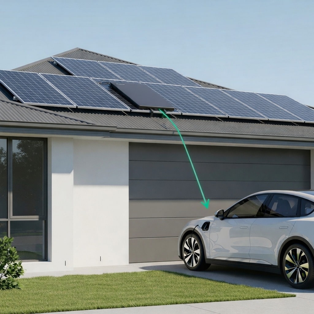 solar battery EV charging Australia