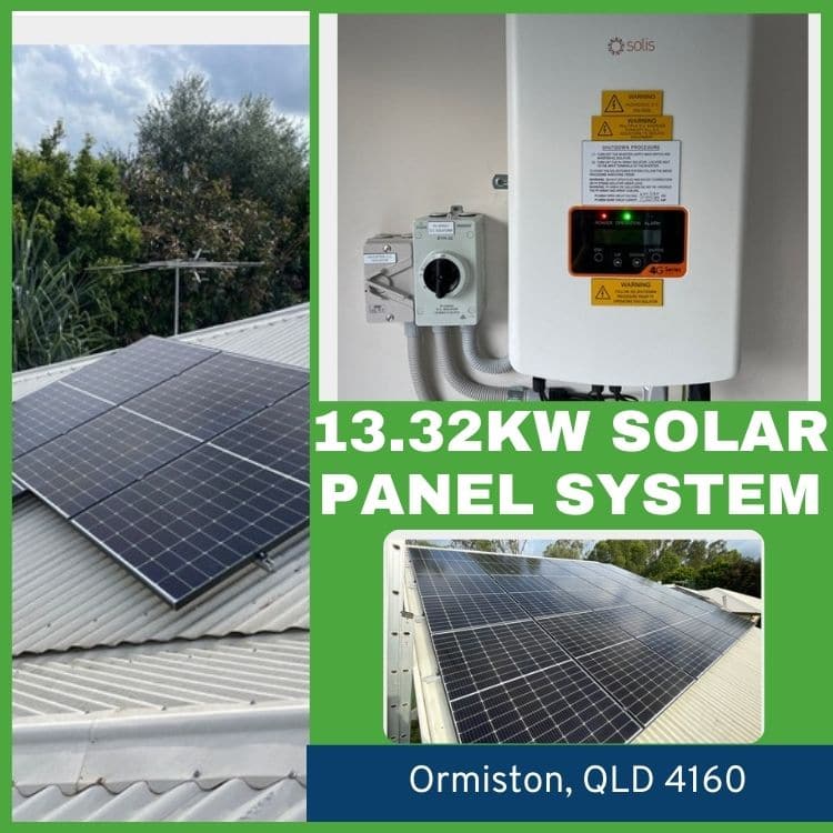 13.32 KW Solar Panel System Ormiston , QLD