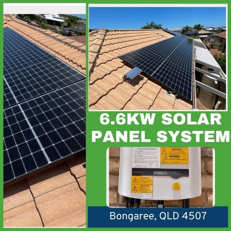 6.6 KW Solar Panel System Bongaree, QLD