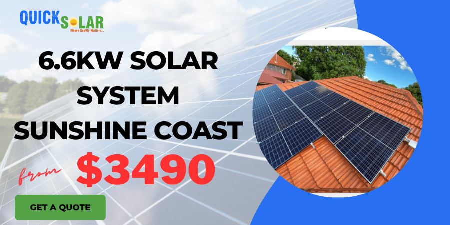 6.6 KW Solar System Sunshine Coast  Deal