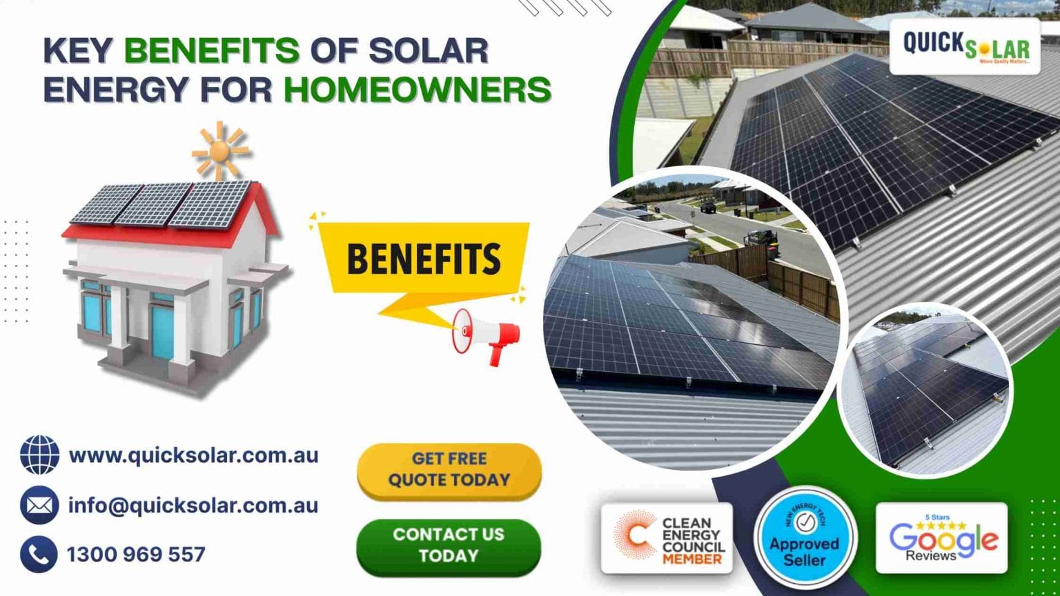 Key Benefits of Solar Energy for Homeowners | Quick Solar