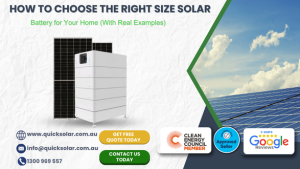 solar battery sizing guide Australia