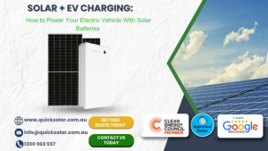 solar battery EV charging Australia