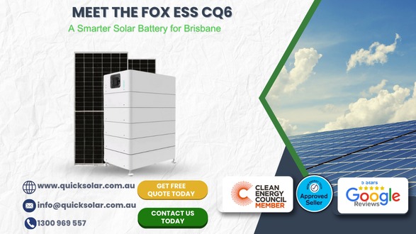 Meet the Fox ESS CQ6 – A Smarter Solar Battery for Brisbane