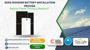 Goodwe battery installation